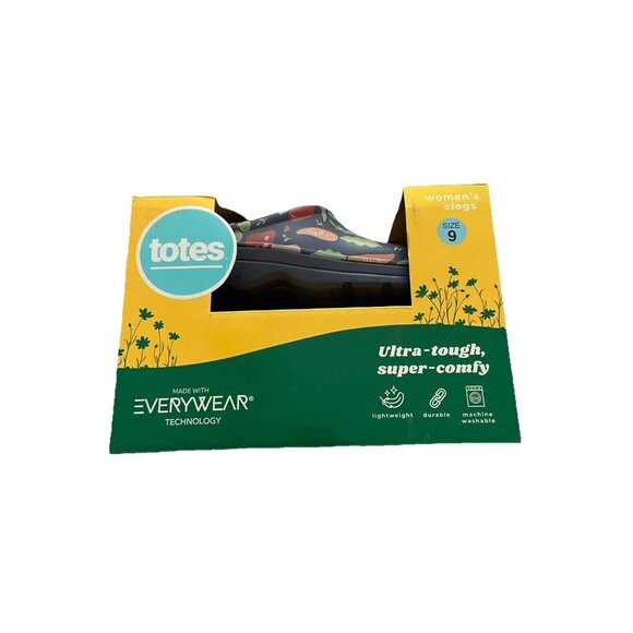 Totes Everywear Ladies Clog Size 9 Veggies garden shoes - Picture 2 of 5